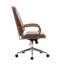 Alodie Faux Leather Mid-Century Executive Office Chair-424073342