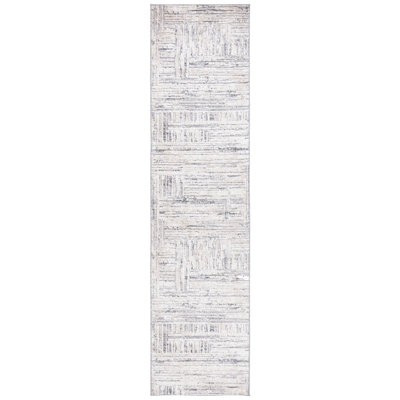 Tapis ivoire / gris foncé Hka