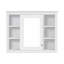 Meuble-lavabo de salle de bain avec 2 portes et 4 tiroirs - Option de rangement pour meuble-lavabo simple 36 po-1294758807
