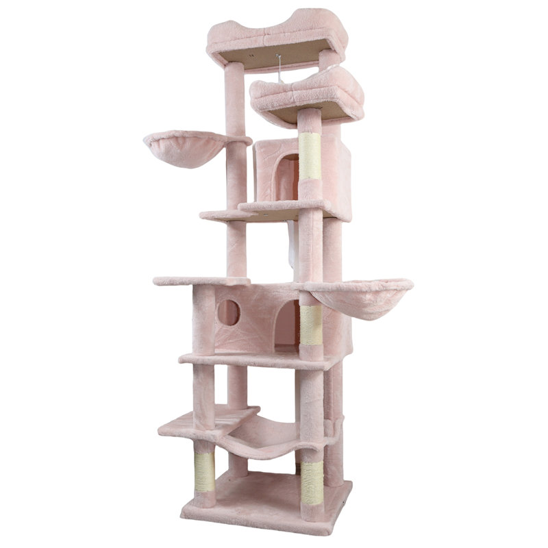 Arbre à chat multi-niveaux, Rose