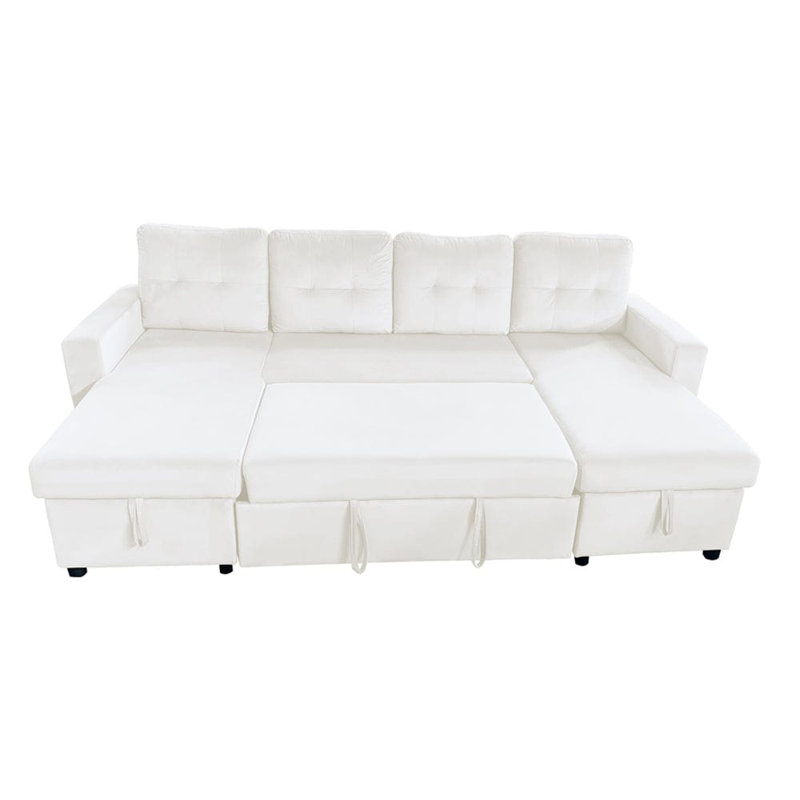 Alexisia 6 Seater Sofa Bed, White