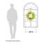 Couronne de tournesol jaune 22 po et citron