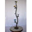 Statue de quatre papillons sur une branche d'arbre en bronze, taille: 7 po x 9 po x H 50 po