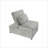 Sofas | Modern Convertible Pull-Out Sleeper Chair Bed, for Small Apartments Guest Rooms, Slate Gray |Grayish|Corduroy