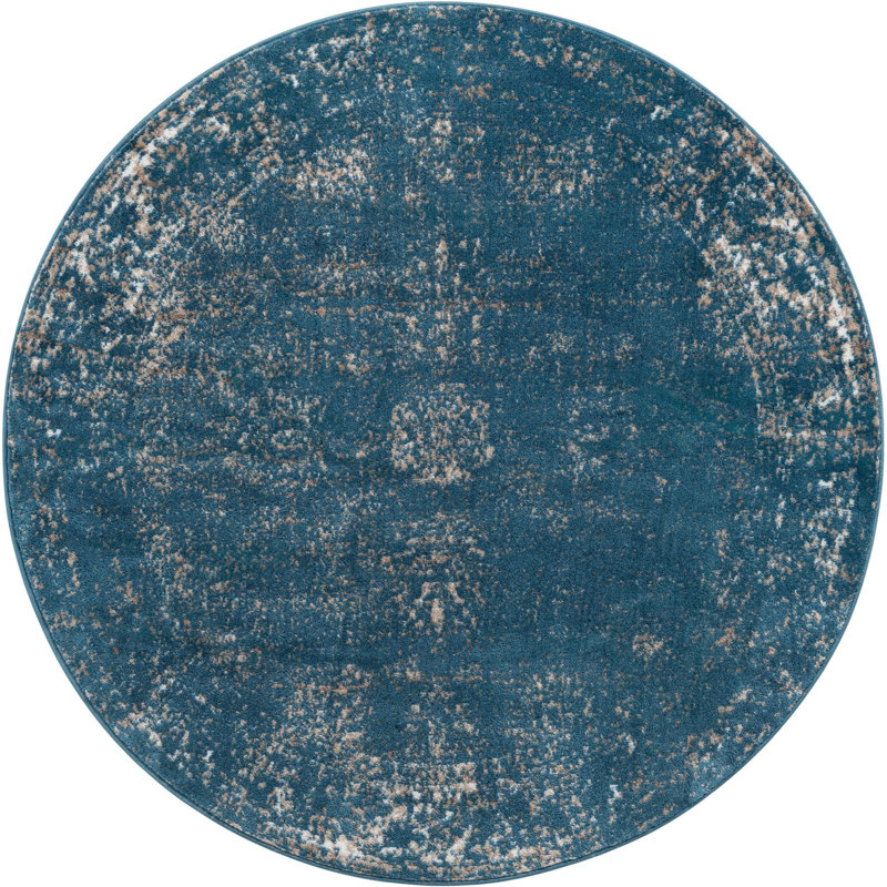 Anneliesse Oriental Indoor Rug, Round 5'