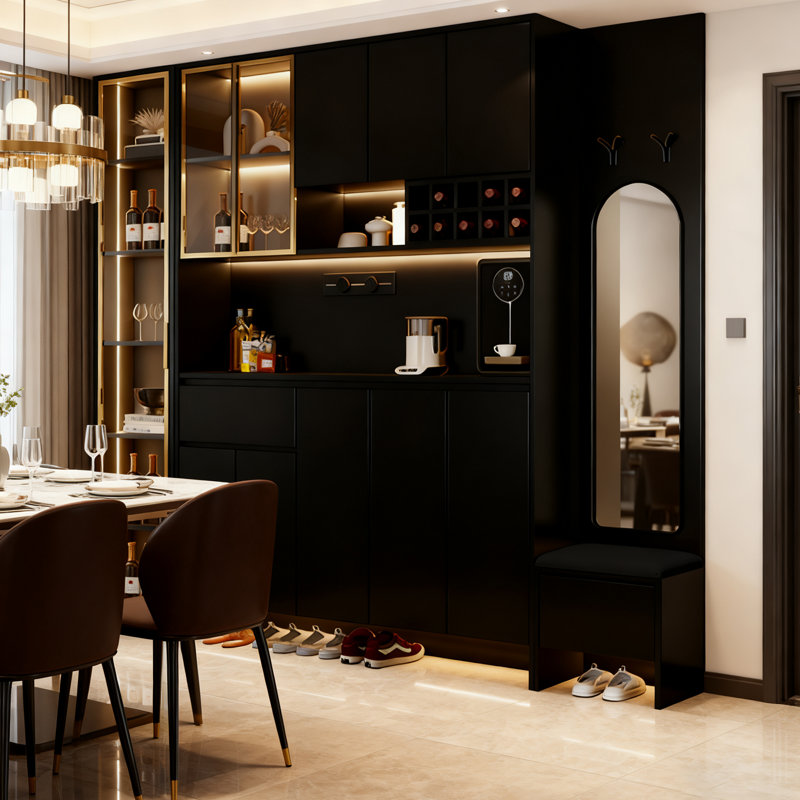 Ensemble de vitrines de rangement 106,2 po