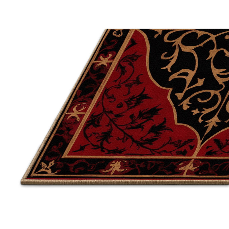 Heraldic Ornament Rug, Square 4'