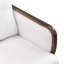 Ensemble de 2 chaises d'appoint rembourrées avec structure en bois massif U-Can Sherpa