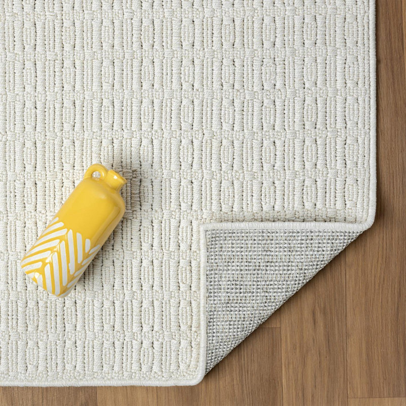 Solid Textured Area Rug, Runner 2' x 8'