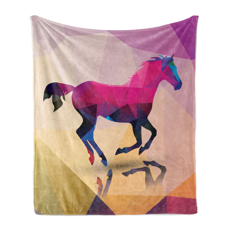 Hand Woven Throw Blanket, 70" W x 90" L