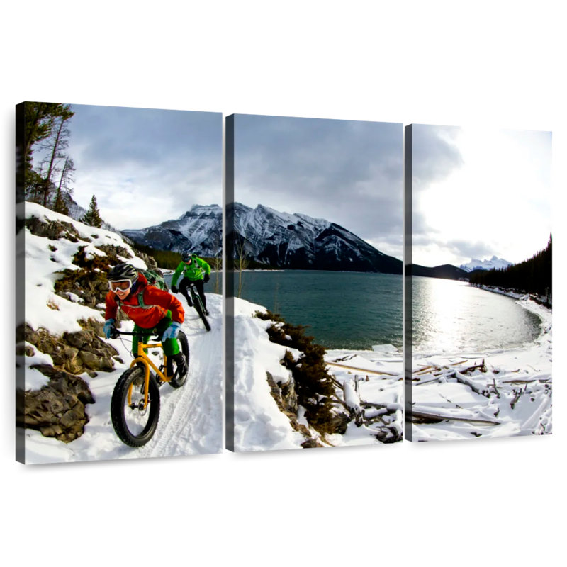 Banff Winter Ride, H 48 po x l 74 po