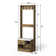 Tiznit 69" Hall Tree Coat Rack with Bench and Shoe Storage