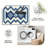 Navajo Chevron Blue area rugs for Living Room, Soft and Comfortable, Suitable for all seasons, easy to maintain, machine washable Indoor floor mat, Under Table Farmhouse suitable for Bedroom, Dining Room, Study, Patio, Balcony, Home Decor-965414048