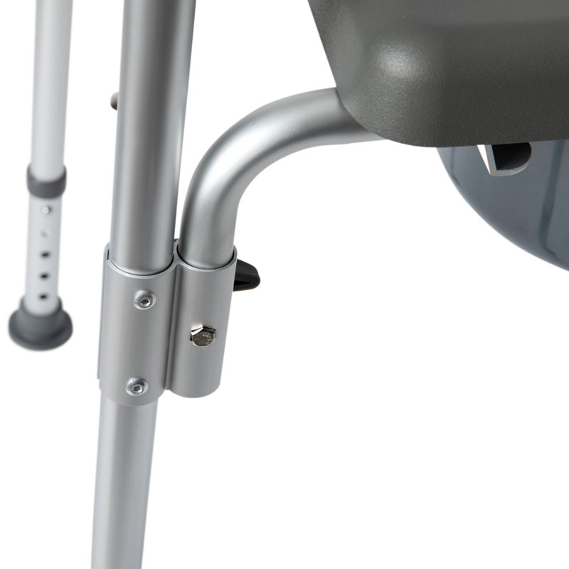 Alleria Height Adjustable Multifunctional Heavy Duty Commode and Shower Chair