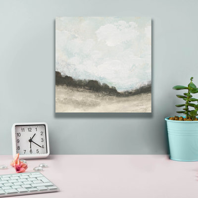  'In The Field Square 2 Neutral' by Cheryl Warrick Canvas Wall Art, 12" x 12"