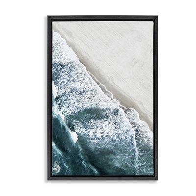 Cadre flottant Corolla Beach Breezy Shoreline, design par Natalie Carpentieri