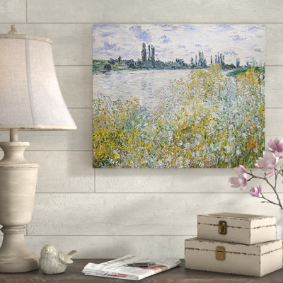 Le Aux Fleurs Near Theuil by Vincent Van Gogh - Graphic Art