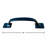 Black Wrought Iron Cabinet Handle 6" L Rust Resistant with Hardware
