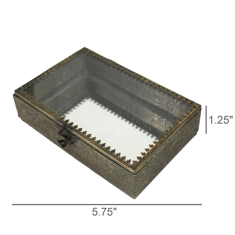 Boîte à miroir Josephine - Rectangulaire, Lrg