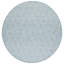 Sunset Power Loom 85% Polypropylene/15% Polyester Geometric Area Rug in Aqua / Beige-1344786737