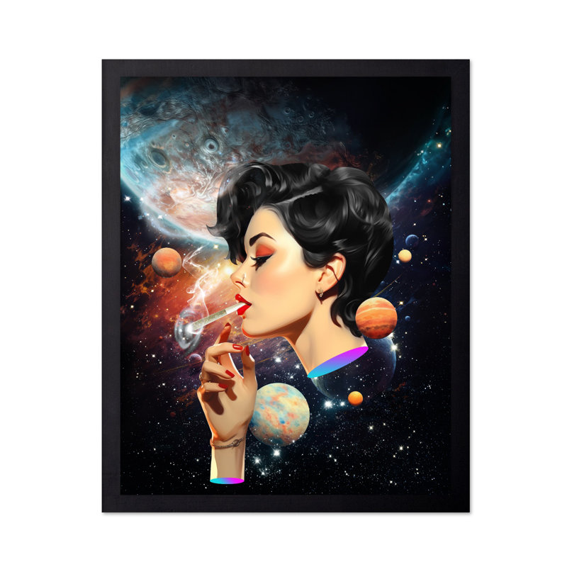 Fumeuse, Sans cadre, Affiche, H 18 po x l 24 po