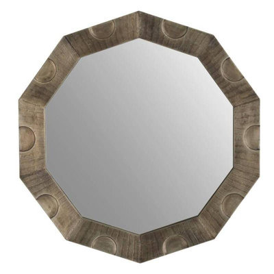 Kiernan Decagon Brass Mirror