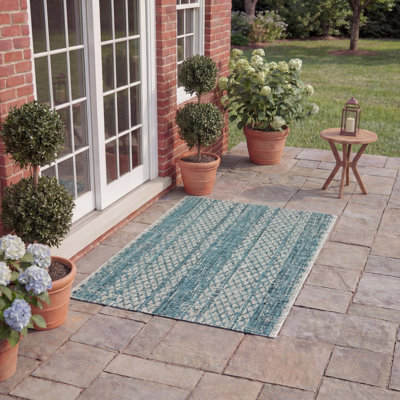 Tapis intérieur / extérieur à rayures Herefordshire Performance