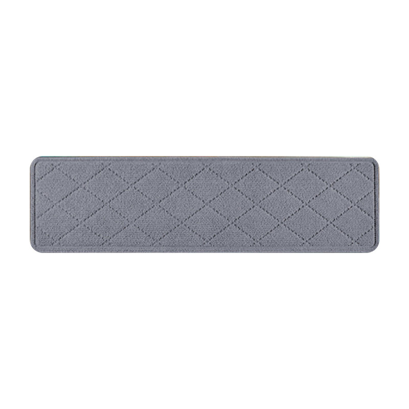 4 pièces de tapis d'escalier antidérapants pour marches en bois, Gray