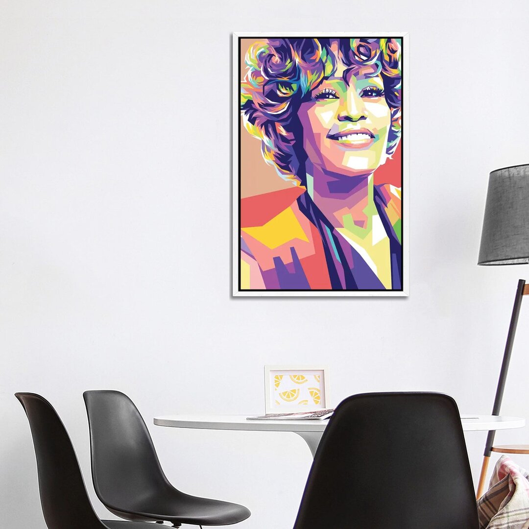 Leinwandbild - Grafikdruck „Whitney Houston” von Dayat Banggai