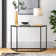 Levi Glass Top Console Table