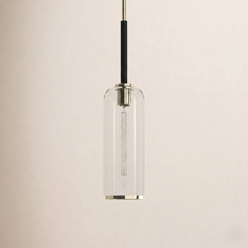 Delancey 1 - Light Textured Black Single Pendant
