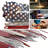 Flag Hand Painted Etched Metal Wall Art