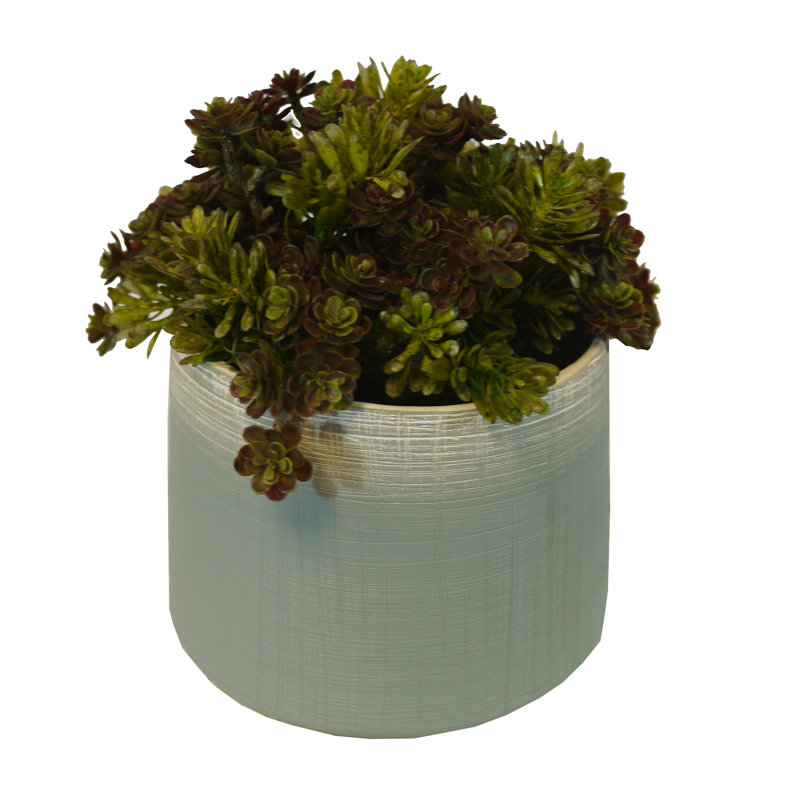 Tramore Ceramic Pot Planter, Gray