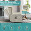 Fauteuil inclinable électrique berçant et oscillant Meetwarm-105739248