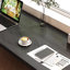 Bureau d'écriture rectangulaire en bois massif noir-355403498