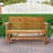 Outdoor Glider Chair With Cup Holders, 800 Lb Roll Back Treated Porch Glider Bench