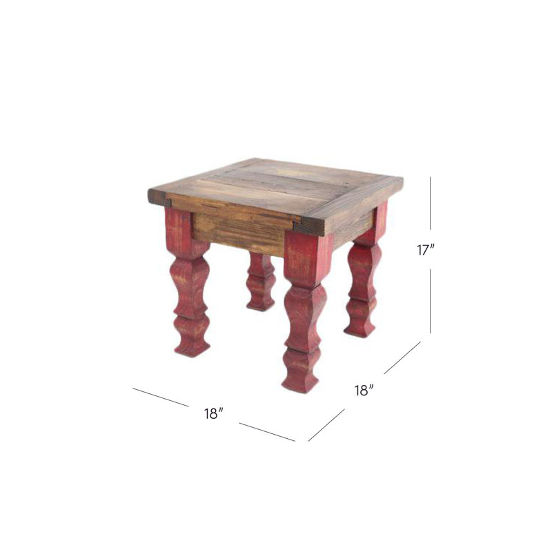 Table de bout Kates, Rouge