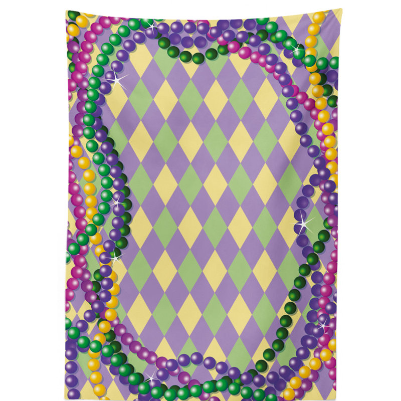 Geometric Tablecloth, 70" L x 52" W