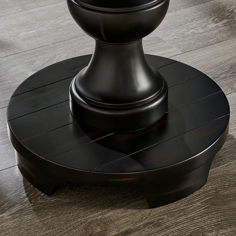 Table de bout Traditional, Black, Noir, Noir