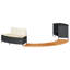 Marchepied 17,7 "en noir