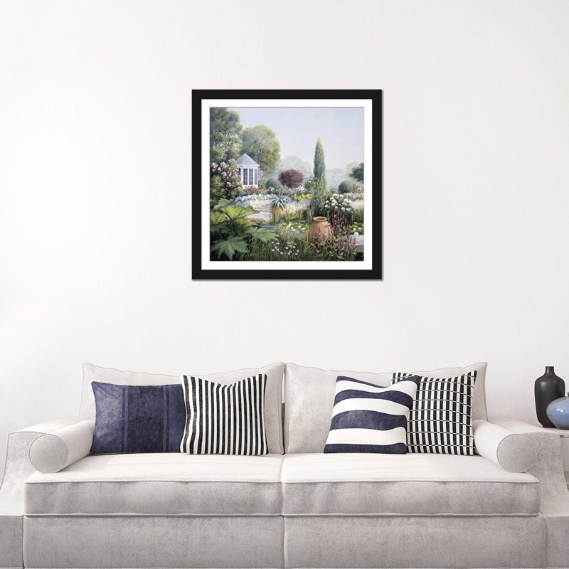 « paradise i », reproduction sur toile, H 12 po x l 12 po x P 0,75 po, Pas de tapis, Toile tendue