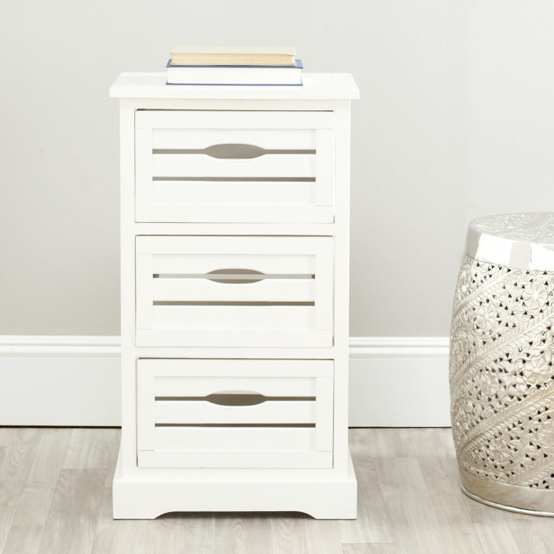 Trevor Solid Wood 41 cm W Chest of 3 Drawers