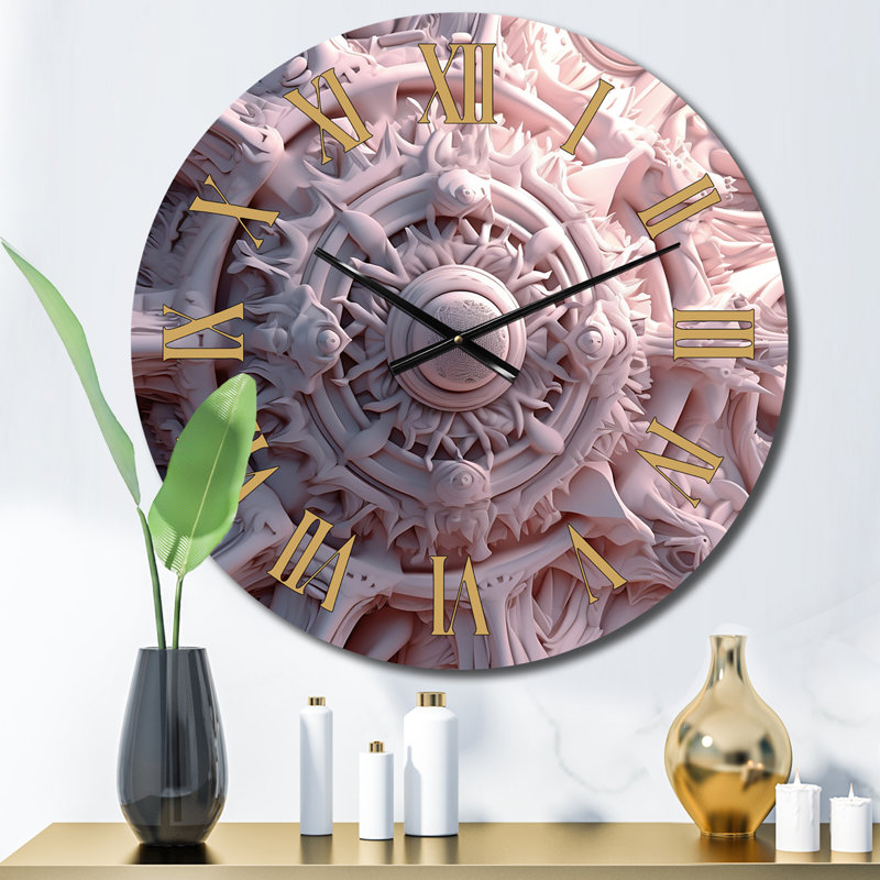 Horloge murale Alien Fractal Space, Petit