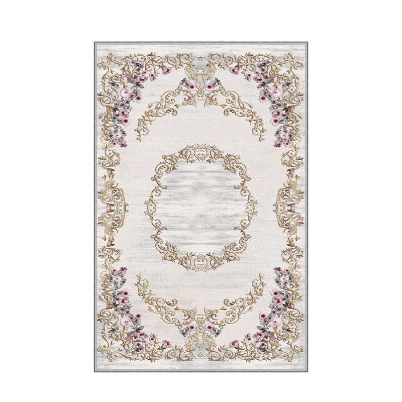 Stylish Hall Carpet 2.6 x 9.8 Feet - 100% Polyester, 0.04 in Pile Height | Antibacterial, Non-Slip PVC Felt Dot Underside | Machine Washable, 3D Digital Print | Perfect for Home Entryways & Living Spaces