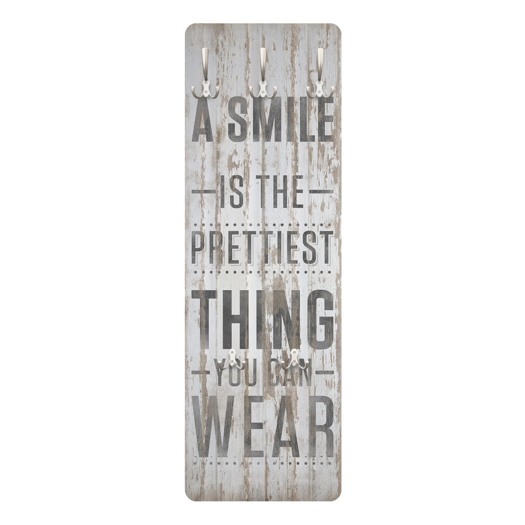 A Smile Wall Mounted Coat Rack