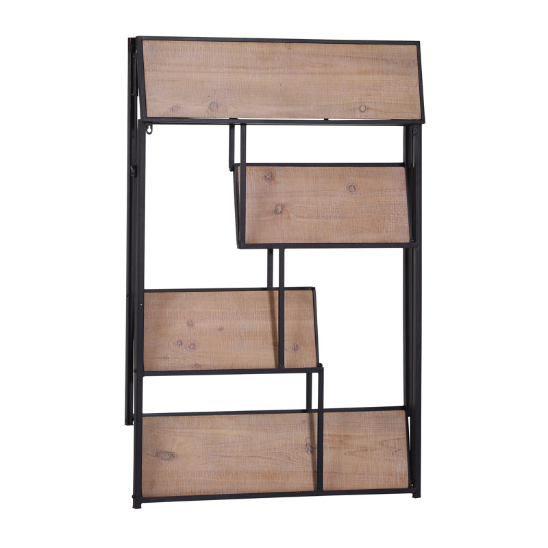 Ballenger 91cm H x 75cm W Iron Standard Bookcase