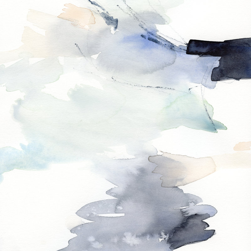 Kai I by Victoria Barnes - Wrapped Canvas Painting, 30cm H x 30cm W