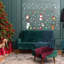 Snowy Winterland with Friends Christmas Window Decal
