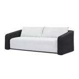 Westby Outdoor Sofa-Faux Black Hyacinth