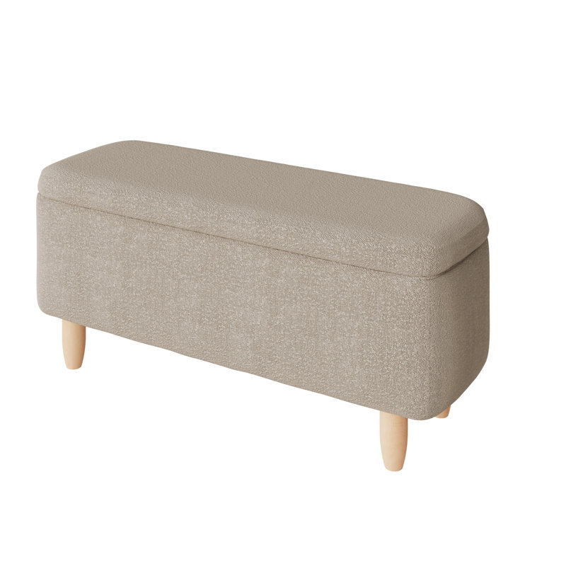 Highgate Upholstered Bench, Grey